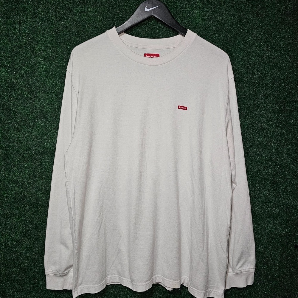 Supreme Long Sleeve T-Shirt Box Logo White Cotton tee hypebeast